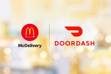 can you get mcdonalds delivery with doordash